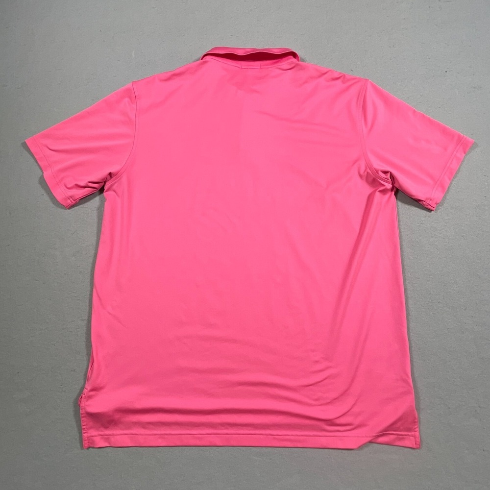 Peter Millar Polo Shirt Men Large Classic Fit Pink Summer Comfort Golf Golfcore - Picture 8 of 9